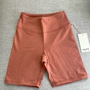 NWT Mate the Label Organic Stretch Biker Short